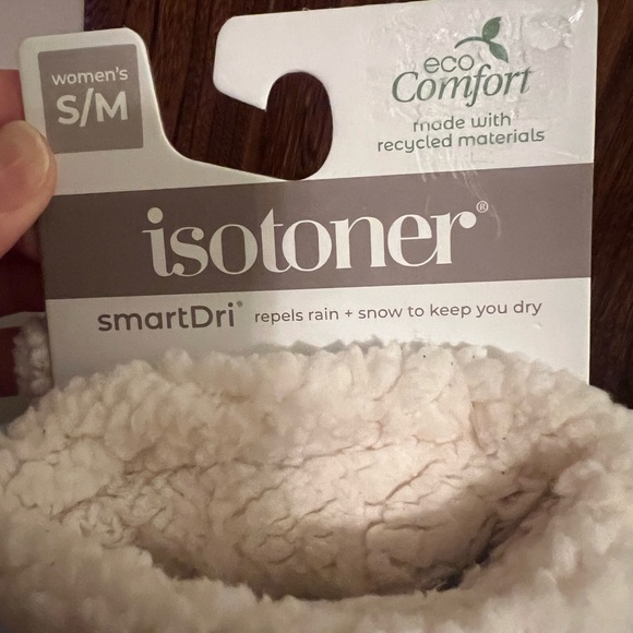 Isotoner Smart Dri/Touch Eco Comfort Recycled Women S/M Gloves,Repels Water, new - Picture 3 of 4